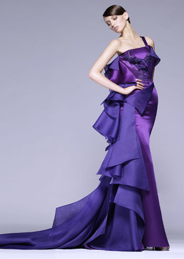 dark purple dress